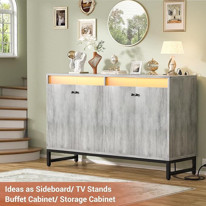 Aheaplus Sideboard Buffet Cabinet - Image 6