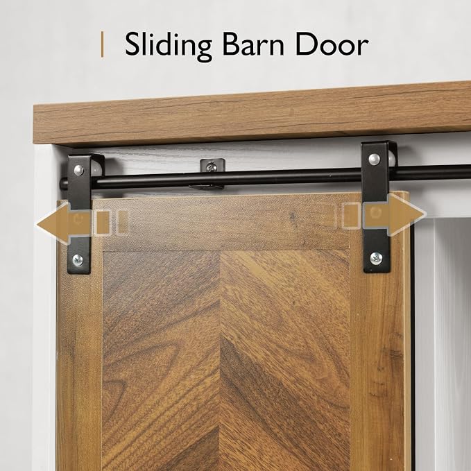 Catrimown Farmhouse Small Coffee Bar Cabinet - Image 7