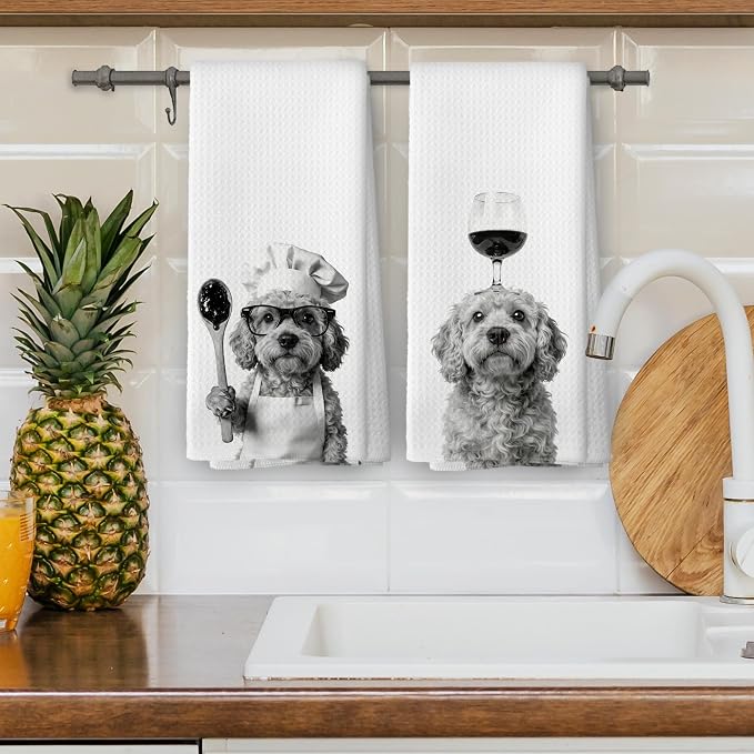 Funny Cockapoo Hand Towels, Cockapoo Gifts - Image 4