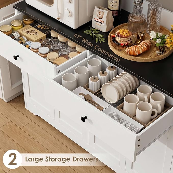 HIFIT 71" LED Kitchen Pantry Cabinet - Image 5