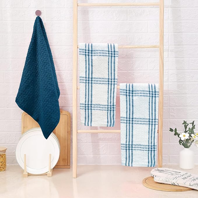 DAN RIVER Premium Blue Opal Kitchen Towels - Image 8