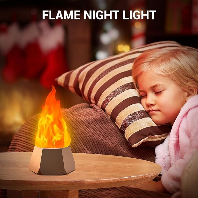 Ollcuz LED Flame Lights, Rechargeable Battery Flameless Candles, Fake Fire - Image 5