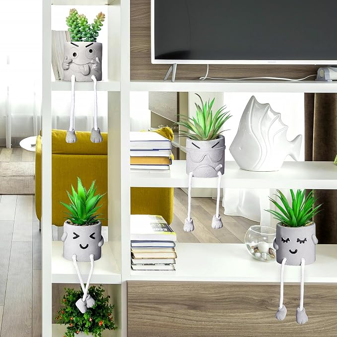 Creative Artificial Succulent Plants in pots - Image 7