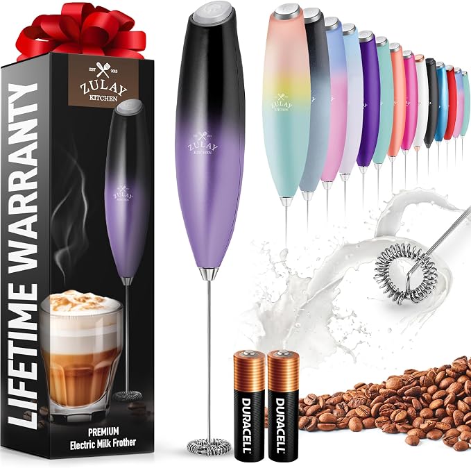 Zulay Powerful Milk Frother for Coffee by ZulayKitchen
