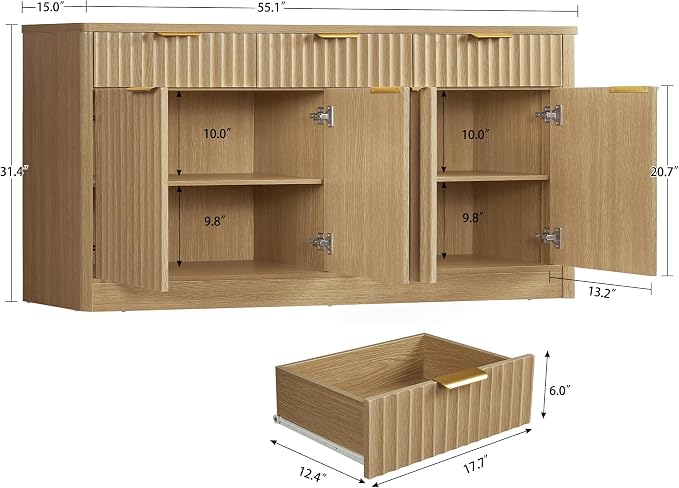 usikey Large Buffet Cabinet - Image 2