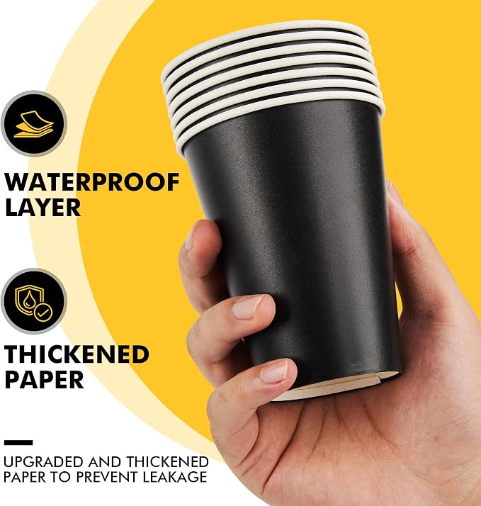 RACETOP 50 Pack 12 oz Coffee Cups - Image 4