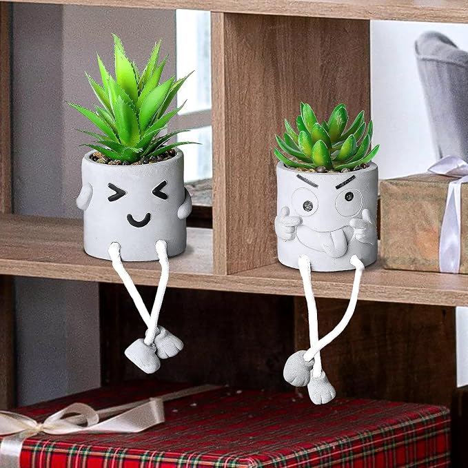 Creative Artificial Succulent Plants in pots - Image 4