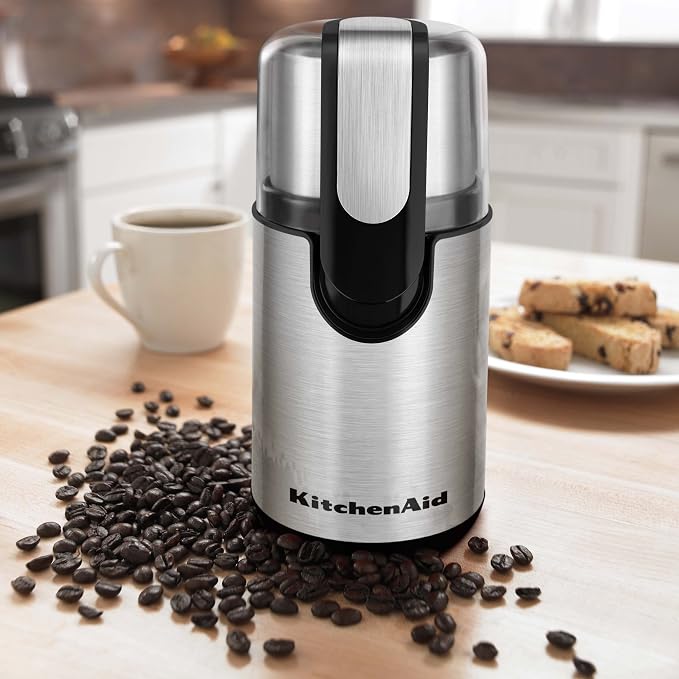 KitchenAid BCG111OB Blade Coffee Grinder, 4 oz, Onyx Black - Image 3