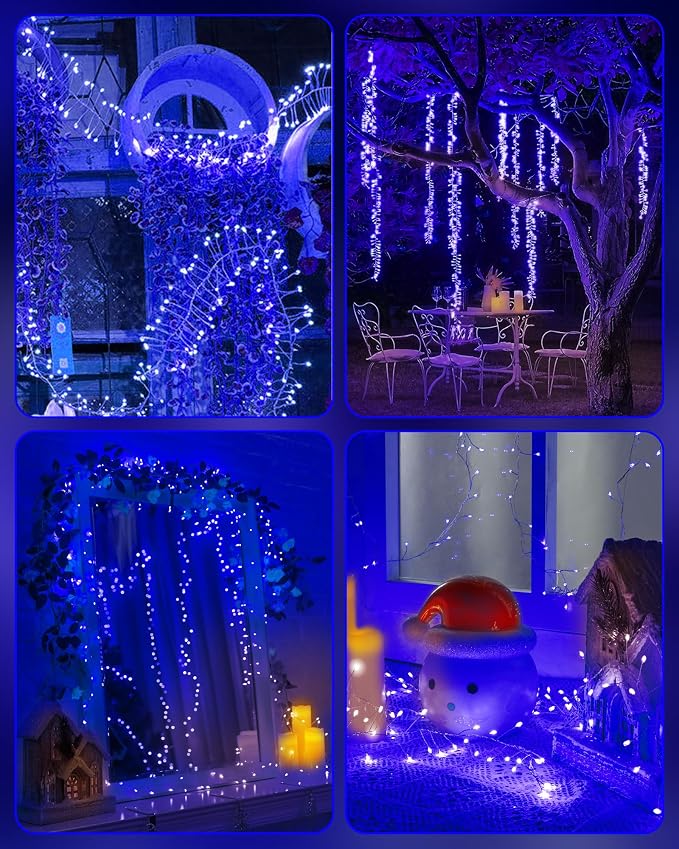 Fairy Lights Battery Operated, Twinkle String Lights Waterproof Silver Wire 5 - Image 5
