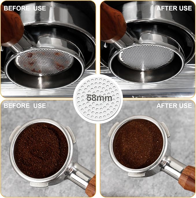 58mm Espresso Accessories Kit, 316 stainless steel Espresso Tamper, WDT Tool - Image 3
