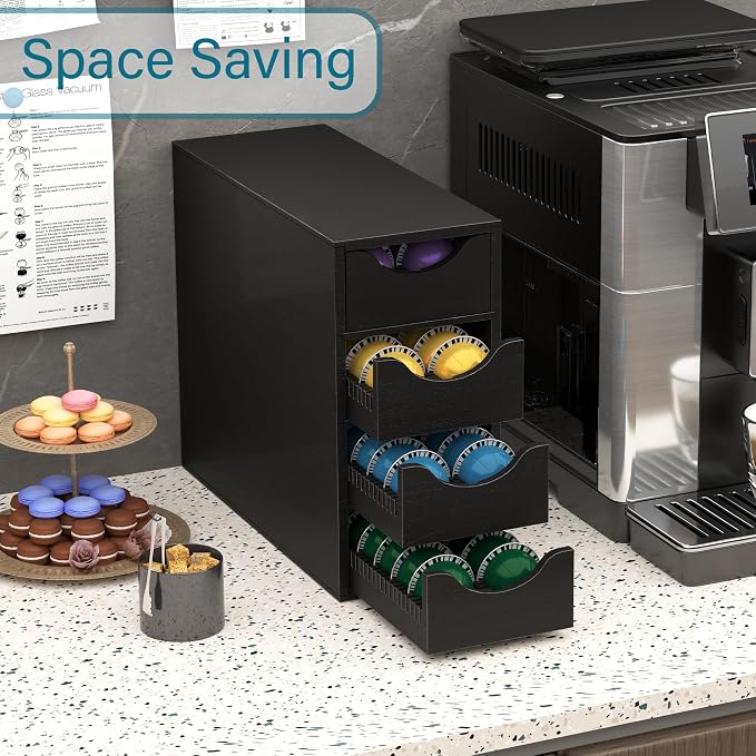 Suli Coffee Pod Holder, Coffee Capsule Storage Organizer, Save Space Coffee Pod - Image 4