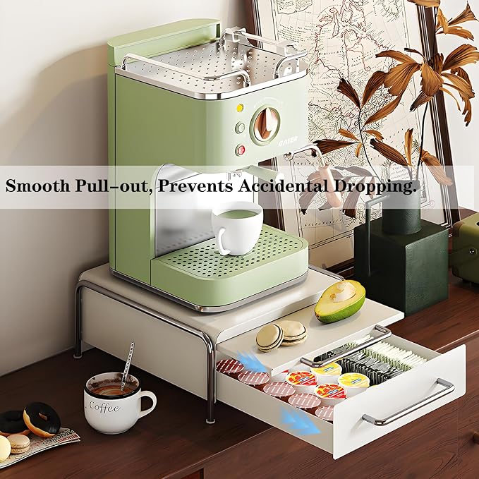 Coffee Pod Holder Drawer Organizer, Sonhomay Kitchen Appliance Storage - Image 2