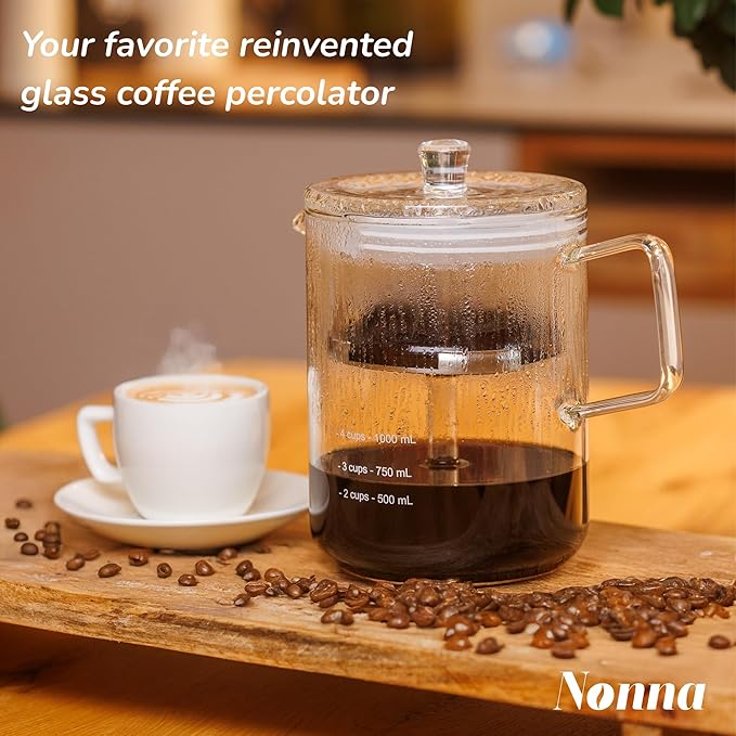 NONNA 2.0 Glass Coffee Percolator - Image 2