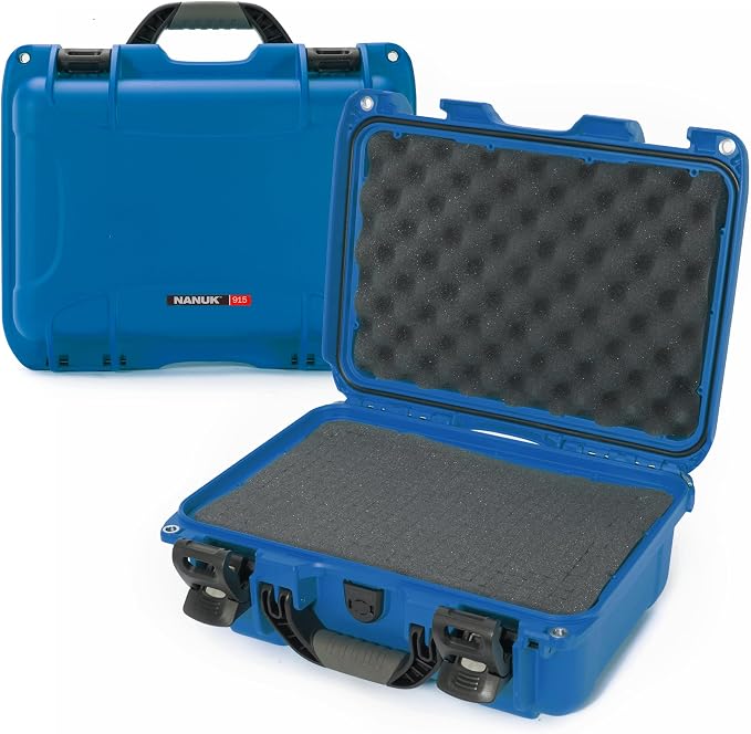 NANUK 915 Hard Case with Cubed Foam – Compact Waterproof Travel Camera Hard by NANUK