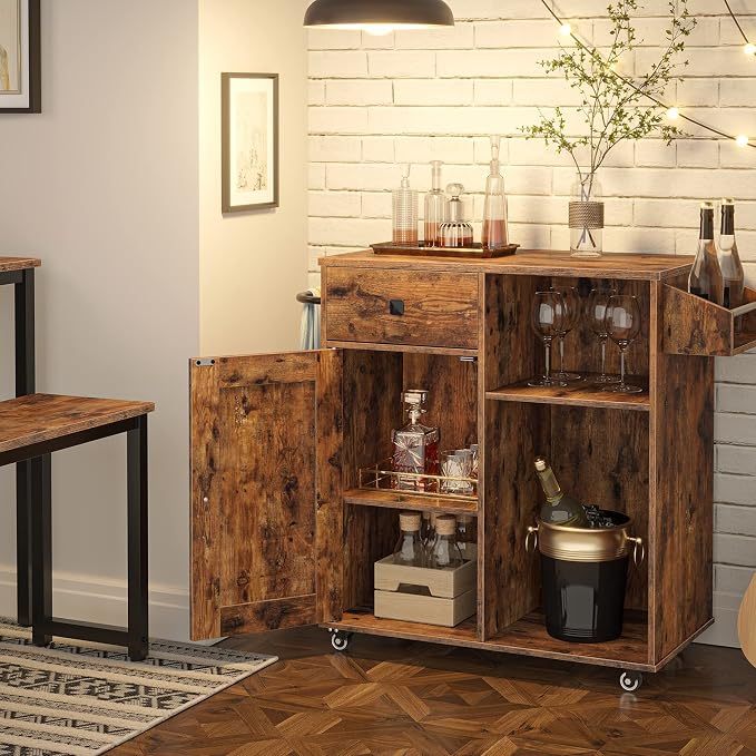 HOOBRO Kitchen Island, Storage Cabinet - Image 2