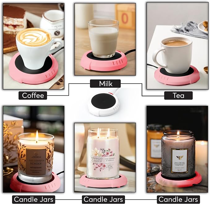 Large Candle Warmer Plate Safely Releases Scents Without a Flame - Image 3