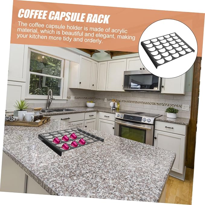 TEHAUX Coffee Capsules Holder Rack Acrylic Storage Organizer - Image 5