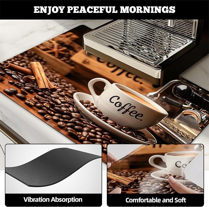 Dish Drying Mat Large Coffee Mat Absorbent Drying Mat - Image 3