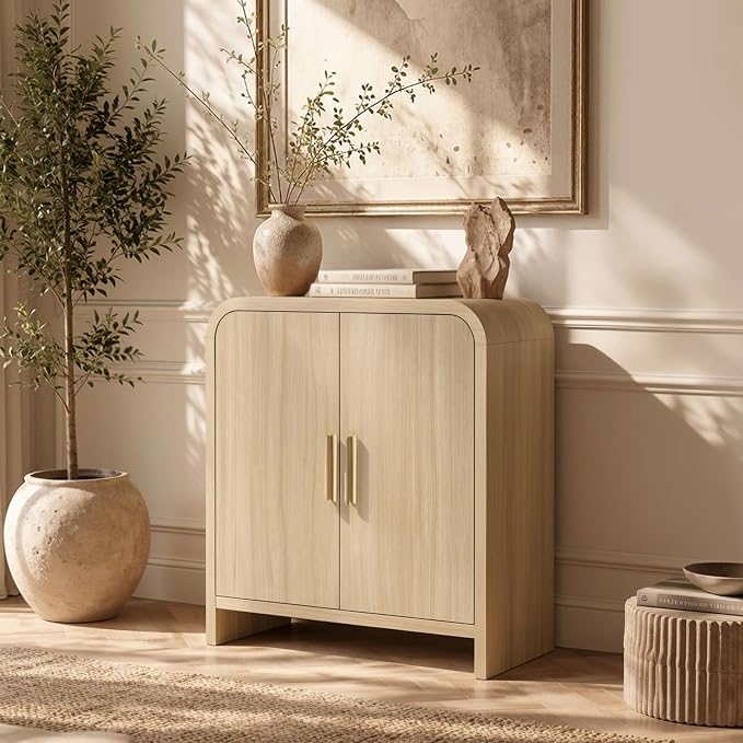 Curved Buffet Storage Cabinet by TheBeautyofRusticRefined