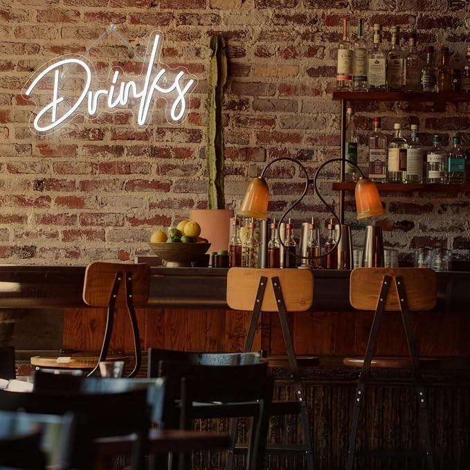 Looklight Drinks Neon Sign Bar Neon Signs - Image 9