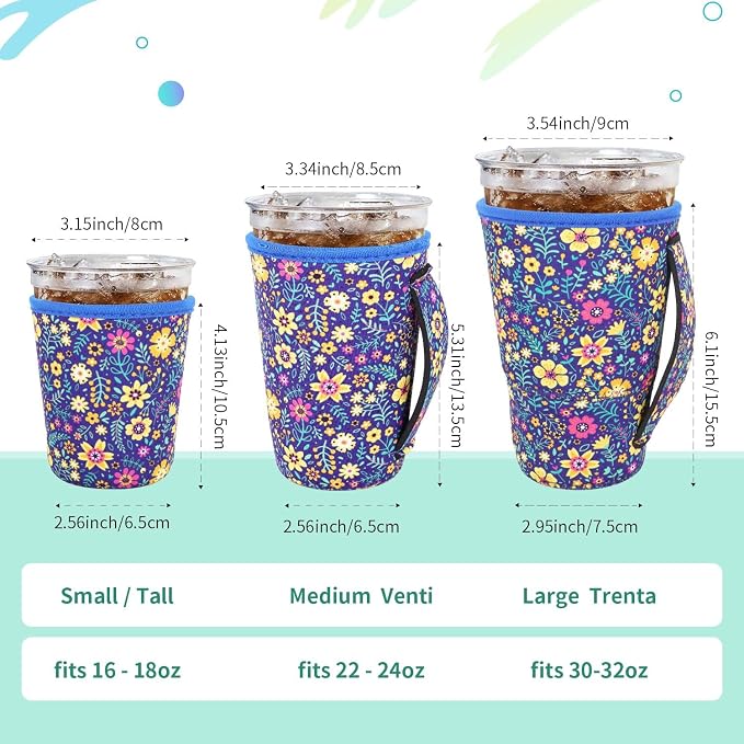 Iced Coffee Sleeve Insulator Sleeves - Image 2