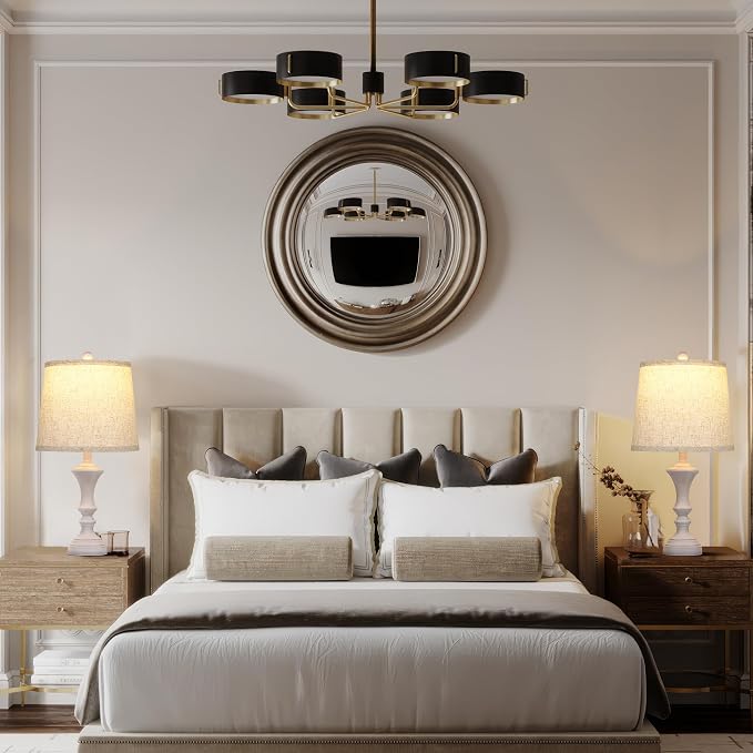 Retro Table Lamps Set of 2 Nightstand Lamp - Image 7