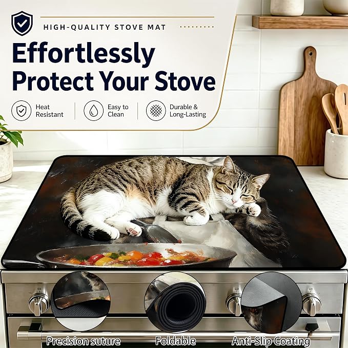 Multi-Design Stove Top Cover for Glass/Electric Stoves, 3-in-1 Counter - Image 5