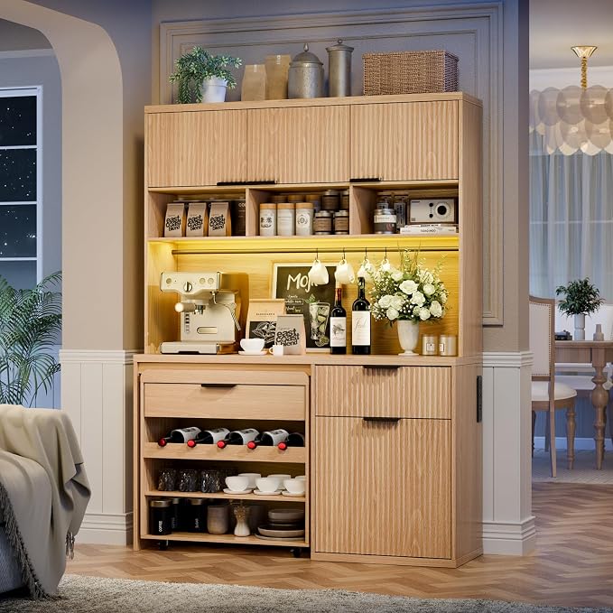 Gyfimoie 71" Large Pantry Cabinet - Image 7