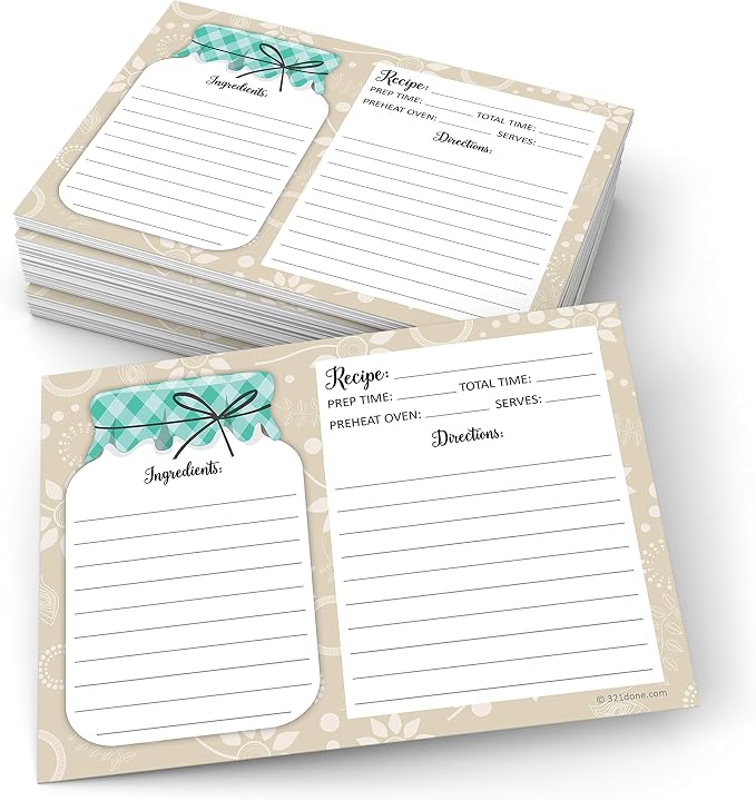 321Done Recipe Cards by 321Done
