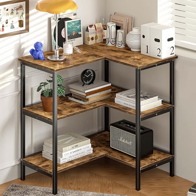 VECELO Corner Cabinet Table by VECELO