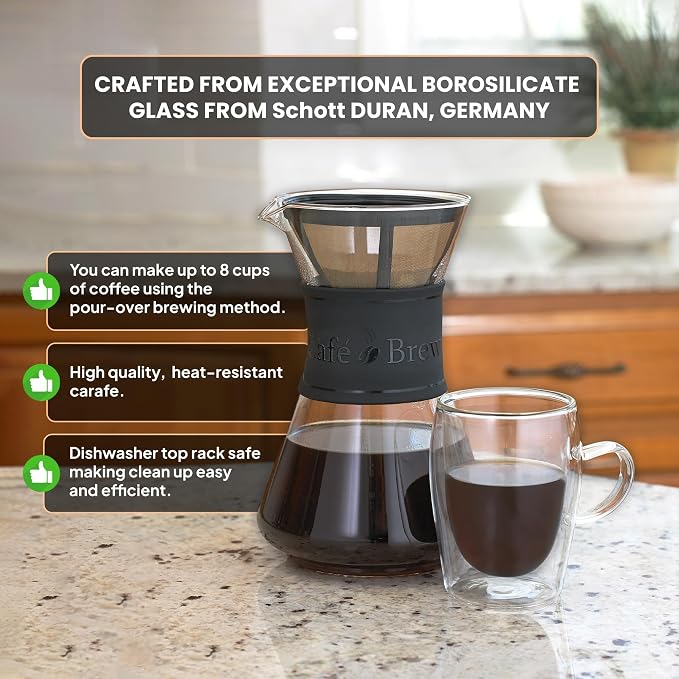 CAFE BREW COLLECTION Pour Over Coffee Maker - Image 4