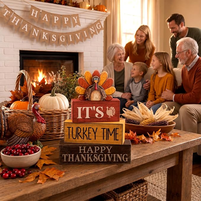 Lineshading 4 Pcs Fall Decorations - Image 3