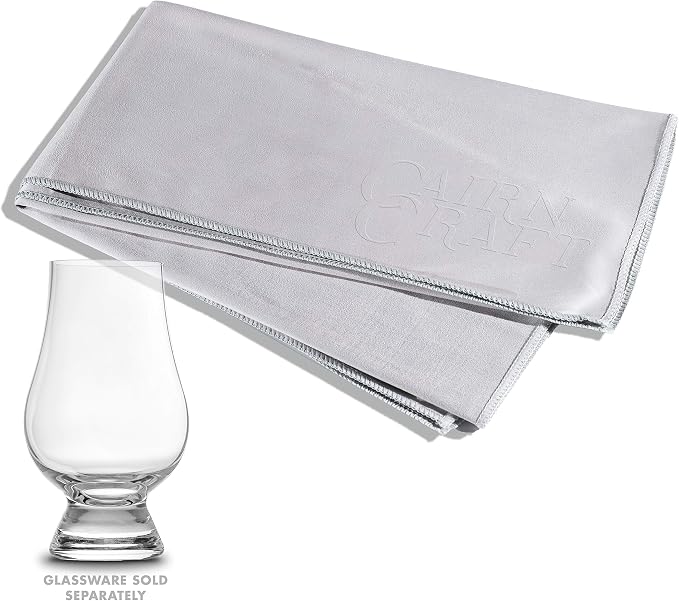 CairnCloth Large Microfiber Glassware Polishing Cloths - Image 2