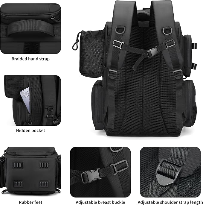 Rabjen Fishing Tackle Backpack - Image 5