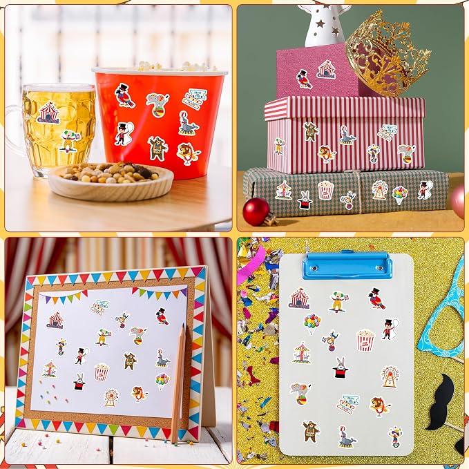 Haooryx Carnival Circus Stickers Rolls - Image 7