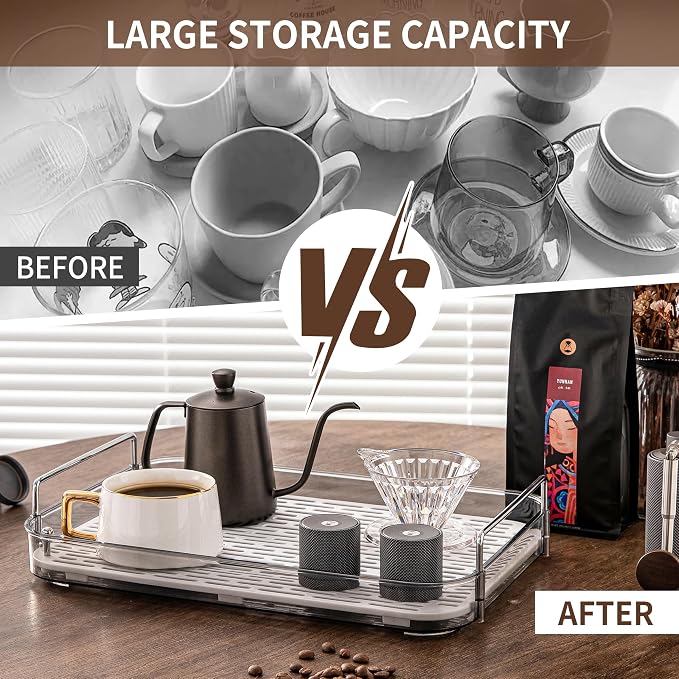Coffee Bar Accessories, Station Organizers, Large Capacity Storage - Image 3