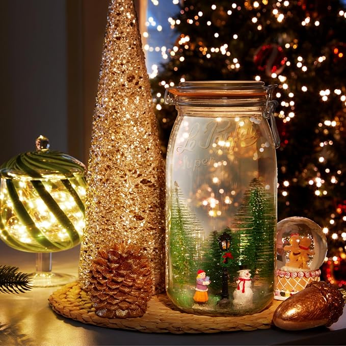 Le Parfait Super Jar 3L French Glass Preserving Jar w/Airtight Rubber Seal & - Image 2