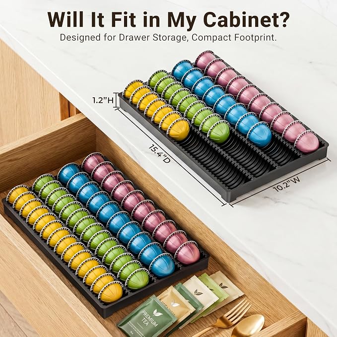 EVERIE Drawer Coffee Pod Organizer - Image 2