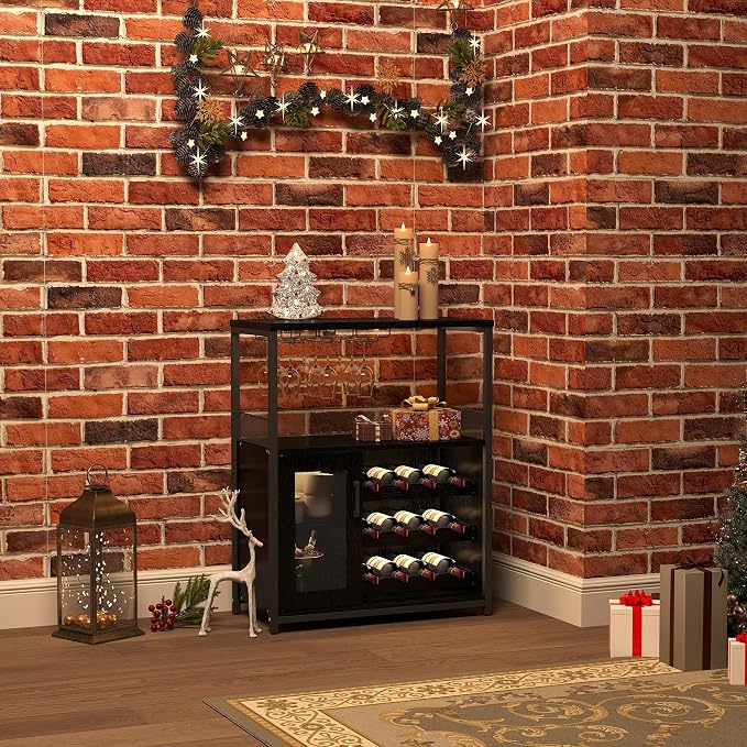 PeakPursuit 3-Tier Wine Bar Cabinet - Image 5