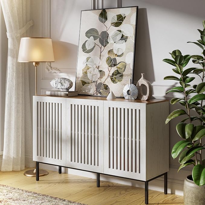 BVIUNTWO 47" Farmhouse Buffet Cabinet - Image 4