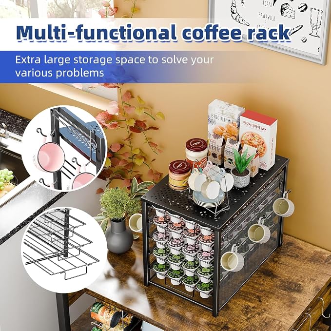 Simple Trending 5 Tier Coffee Pod Holder - Image 3