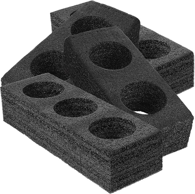 GANAZONO 4 Pcs Foam Beverage Carriers Cup Holder Trays Drink Holders Portable by GANAZONOEnjoyYourLife