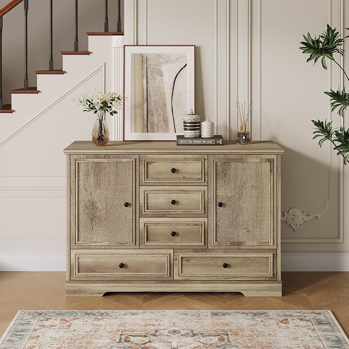 Garvee Farmhouse Sideboard Buffet Cabinet - Image 8