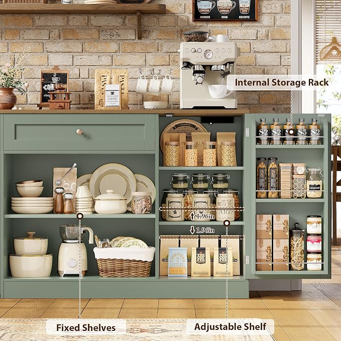 HOSTACK Multifunctional Storage Cabinet - Image 7