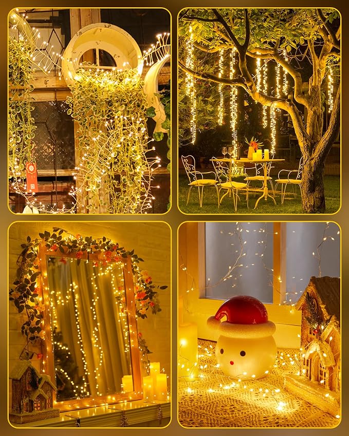 4 Pack Fairy Lights Battery Operated, 5 Feet 60 LED Twinkle String Lights - Image 6