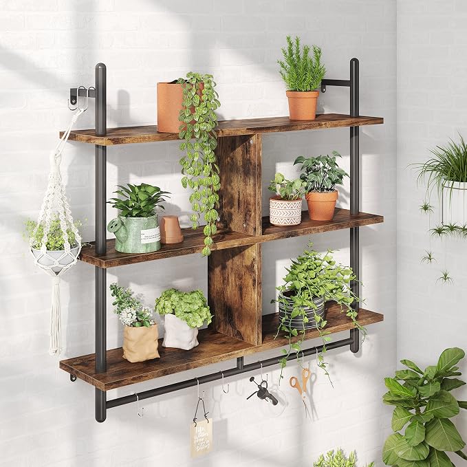 Bestier 41.5" Floating Shelves for Wall 3 Tier Kitchen Shelves Wall Mounted - Image 6
