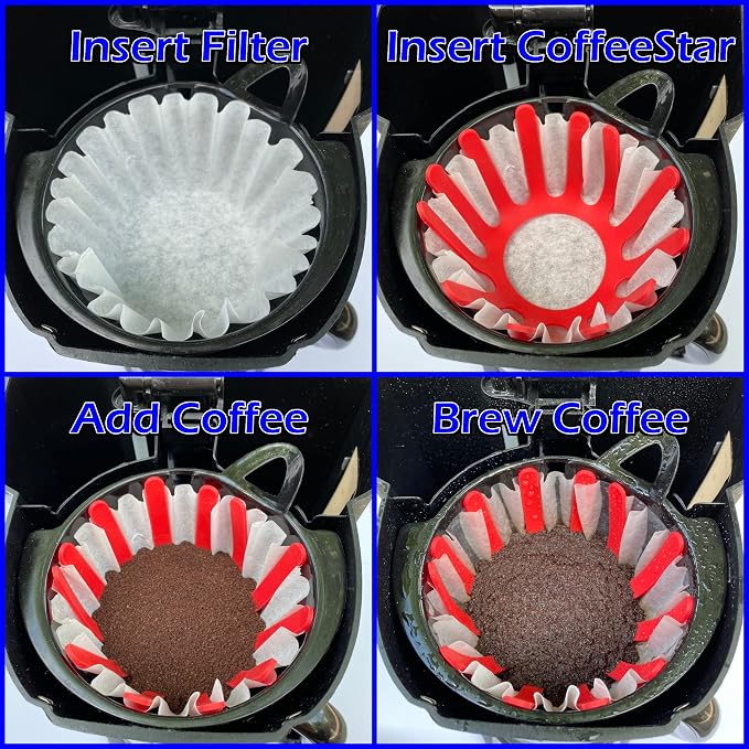 CoffeeStar – Reusable Coffee Filter Stabilizer - Image 4
