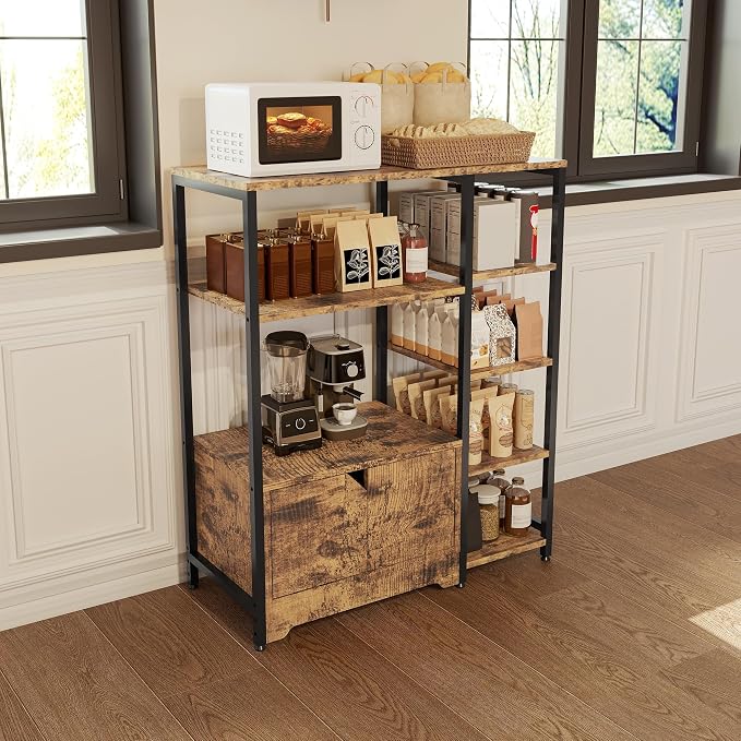 Garvee Mini Coffee Bar Cabinet - Image 7