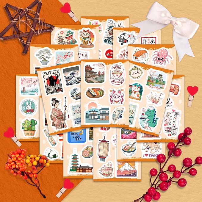 100Pcs Japanese Stickers, Japan Stickers - Image 6
