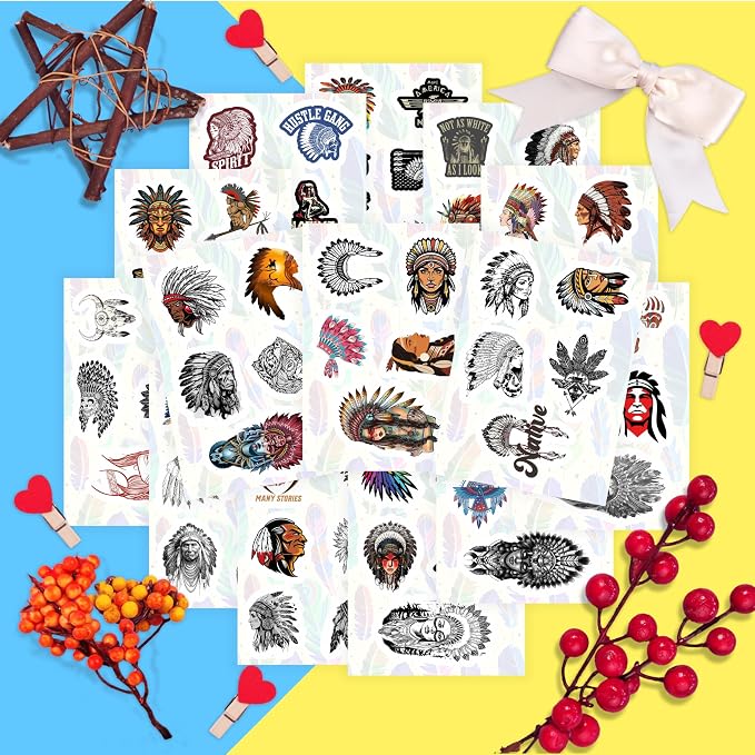 100Pcs Native American Stickers - Image 5